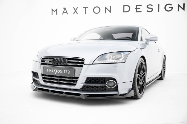 Audi TT S / TT S-Line 8J Facelift 2006-2013 Front Splitter V.3 Maxton Design in the group Select car model / Audi / TT (8J) 2006-2014 & TT (8S) 2014+ / Styling at DDESIGN Scandinavia AB (AU-TT-2-SLINE-FD3G)