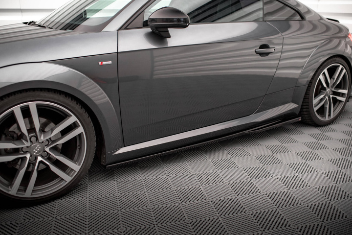 Audi TT S-Line 8S 2014-2018 Side Skirts Diffusers Maxton Design in the group Select car model / Audi / TT (8J) 2006-2014 & TT (8S) 2014+ / Styling at DDESIGN Scandinavia AB (AU-TT-3-SLINE-SD1G)