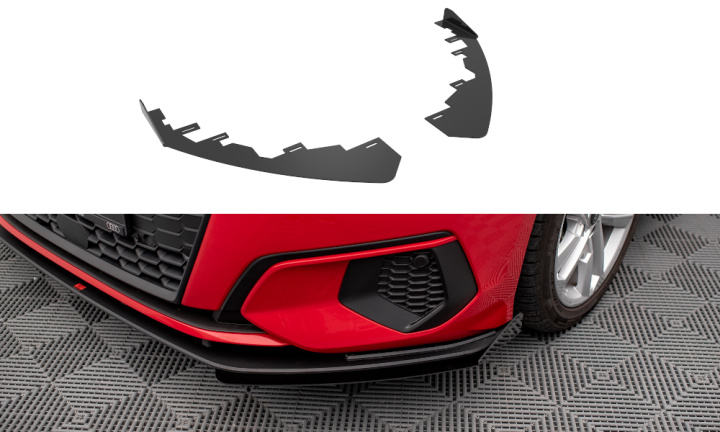Front Flaps Audi A3 8y Maxton Design in the group Select car model / Audi / A3 - S3 - RS3 (8Y) 2020+ / Styling at DDESIGN Scandinavia AB (AUA38YCNC-FSF1G)