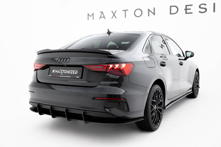 Audi A3 Sedan 8Y 2020-2024 Street Pro Rear Diffuser Maxton Design in the group Select car model / Audi / A3 - S3 - RS3 (8Y) 2020+ / Styling at DDESIGN Scandinavia AB (AUA38YSCNC-RS1BRB)