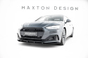 Audi A5 F5 Facelift 2019-2024 Street Pro Front Splitter Black-Red Maxton Design