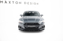 Audi A5 F5 Facelift 2019-2024 Street Pro Front Splitter Black-Red Maxton Design