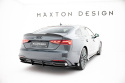 Audi A5 F5 Facelift 2019-2024 Street Pro Rear Diffuser + Flaps Red + Gloss Flaps Maxton Design