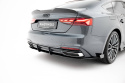 Audi A5 F5 Facelift 2019-2024 Street Pro Rear Diffuser + Flaps Red + Gloss Flaps Maxton Design