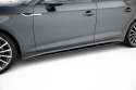 Audi A5 Sportback F5 Facelift 2019-2024 Street Pro Side Skirts Diffusers Black-Red Maxton Design