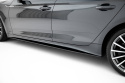 Audi A5 Sportback F5 Facelift 2019-2024 Street Pro Side Skirts Diffusers Black-Red Maxton Design