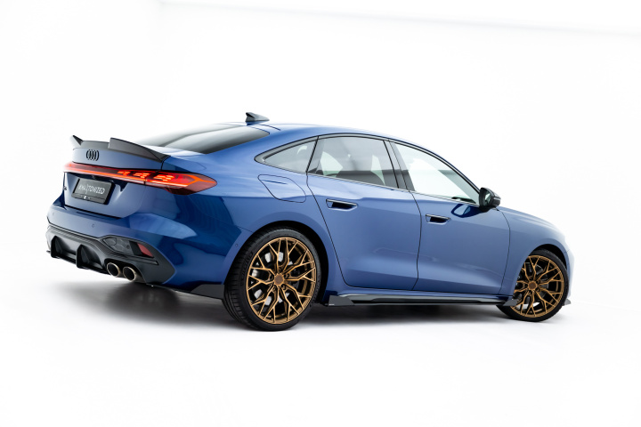 Street Pro Side Skirts Diffusers + Flaps Audi A5 S-Line / S5 Sedan / Avant B10 in the group Select car model / Audi / A5 - S5 - RS5 (B10) 2024+ at DDESIGN Scandinavia AB (AUA53SLINECNC-SD1B-SF1G)