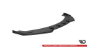 Audi A7 (RS7 Look) C7 2010-2014 Street Pro Front Splitter + Flaps Black-Red + Gloss Flaps Maxton Design
