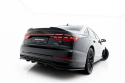Central Rear Splitter (with Vertical Bars) Audi A8 S-Line Long D5 Facelift 2021-2026 Maxton Design