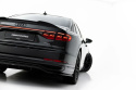 Central Rear Splitter (with Vertical Bars) Audi A8 S-Line Long D5 Facelift 2021-2026 Maxton Design