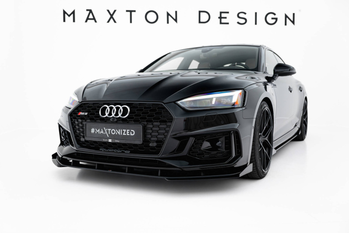 Audi RS5 Coupe / Sportback F5 2017-2019 Street Pro Front Splitter + Flaps Maxton Design in the group Select car model / Audi / A5 - S5 - RS5 (F5) 2016+ / Styling at DDESIGN Scandinavia AB (AURS52SBCNC-FD1BFSF1G)