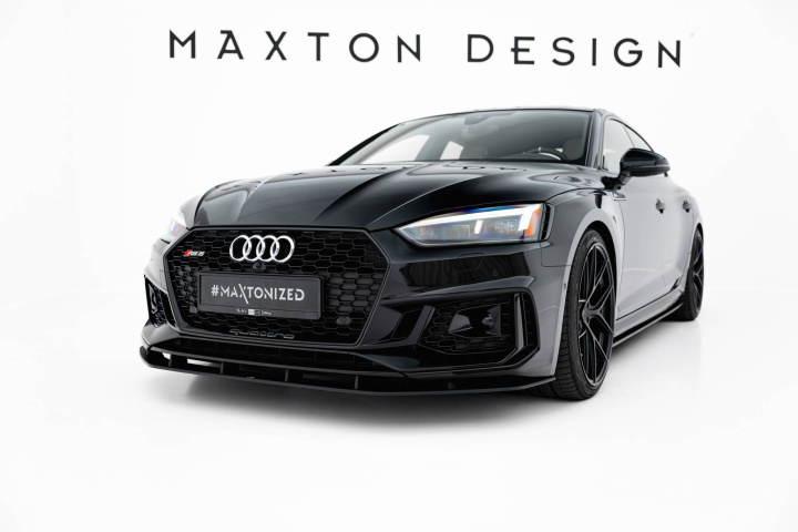 Audi RS5 Coupe / Sportback F5 2017-2019 Street Pro Front Splitter Maxton Design in the group Select car model / Audi / A5 - S5 - RS5 (F5) 2016+ / Styling at DDESIGN Scandinavia AB (AURS52SBCNC-FD1B)