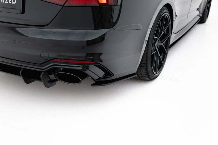 Audi RS5 Sportback F5 2017-2019 Street Pro Rear Side Splitters Maxton Design in the group Select car model / Audi / A5 - S5 - RS5 (F5) 2016+ / Styling at DDESIGN Scandinavia AB (AURS52SBCNC-RSD1B)