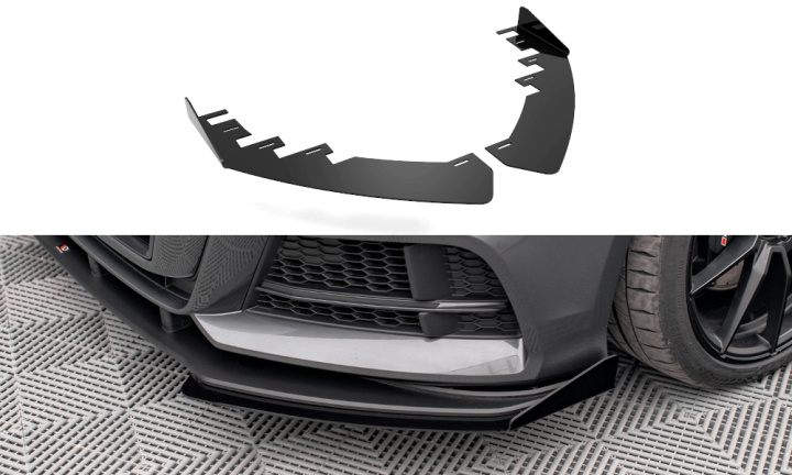 Front Flaps Audi S3 / A3 S-Line Sportback 8v Facelift Maxton Design in the group Select car model / Audi / A3 - S3 - RS3 (8V) 2012-2019 / Styling at DDESIGN Scandinavia AB (AUS33FSBCNC-FSF1G)