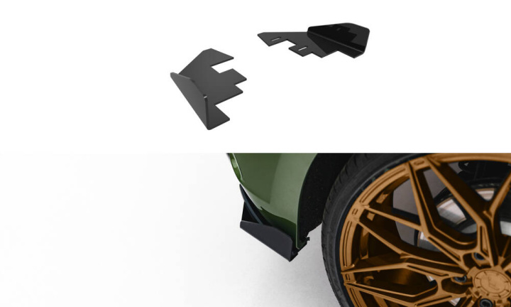 Audi S3 Sportback 8Y Facelift 2024+ Rear Side Flaps Maxton Design in the group Select car model / Audi / A3 - S3 - RS3 (8Y) 2020+ / Styling at DDESIGN Scandinavia AB (AUS38YFCNC-RSF1G)