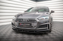 Audi A5 S-Line / S5 Coupe / Sportback F5 2017-2019 Street Pro Front Splitter Black-Red Maxton Design