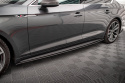 Audi A5 S-Line / S5 Sportback F5 2017-2019 Street Pro Side Skirts Diffusers Black-Red Maxton Design