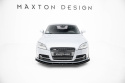Audi TT S / TT S-Line 8J Facelift 2006-2013 Street Pro Front Splitter + Flaps Black-Red + Gloss Flaps Maxton Design