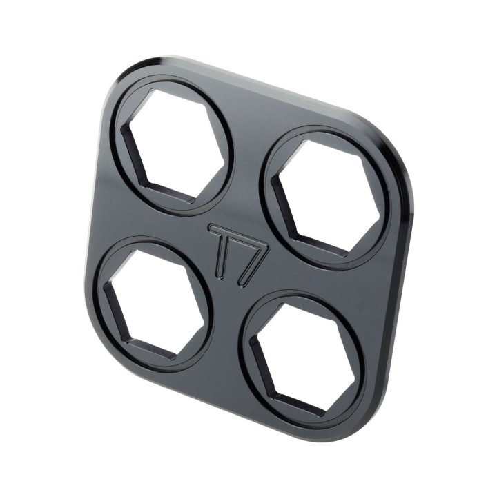 Bulkhead Plate Kit - Square, Backing Plate & O-Rings - Black T7 Design in the group Interior / Heater & Accessories / AC Components at DDESIGN Scandinavia AB (B30-FB9-F10)