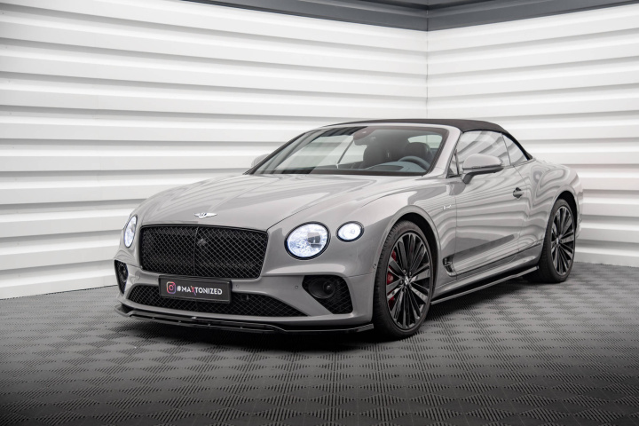 Bentley Continental GT Mk3 2018+ Front Splitter V.1 Maxton Design in the group Select car model / Bentley / Continental at DDESIGN Scandinavia AB (BE-CO-3-GT-CA-FD1G-FD1RG)