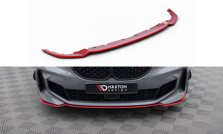 BMW 1-serie M-Paket / M135I (F40) 2019+ Front Splitter V.4 Maxton Design in the group Select car model / BMW / 1-series (F40) 2019+ / Styling / Front spoiler at DDESIGN Scandinavia AB (BM-1-40-MPACK-FD4RED)