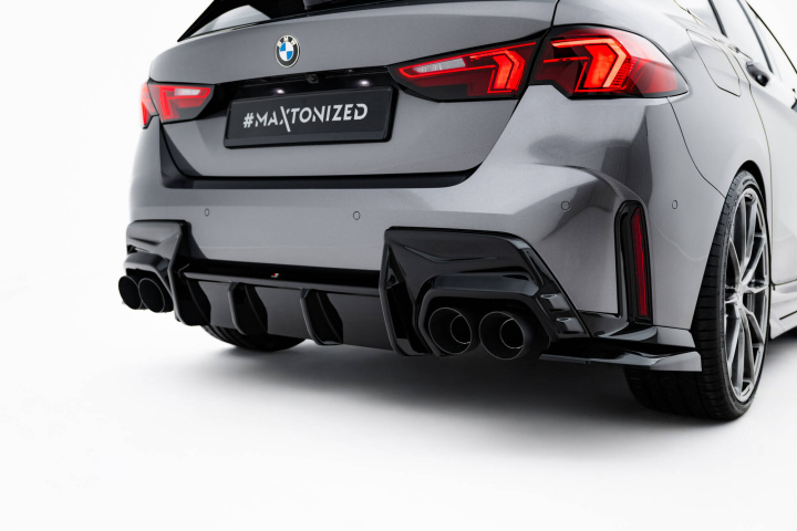 BMW M135i F70 2024+ Rear Valance Maxton Design in the group Select car model / BMW / 1-serie (F70) 2024+ at DDESIGN Scandinavia AB (BM-1-70-M-RS1GOO_OO)