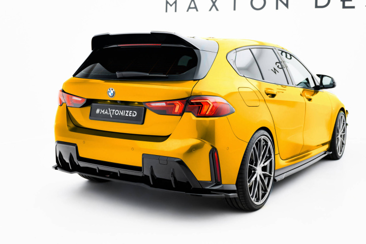 BMW 1-Serie M-Sport F70 2024+ Rear Splitter Maxton Design in the group Select car model / BMW / 1-serie (F70) 2024+ at DDESIGN Scandinavia AB (BM-1-70-MPACK-RD1G)