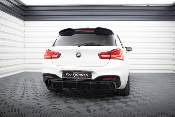 BMW 1-Series F20/F21 M-Sport LCI 2015-2019 (Single Outlet on Left Side) Diffuser V.3 Maxton Design in the group Select car model / BMW / 1-series 2-series (F20-F23) 2011-2019 / Styling / Rear spoiler at DDESIGN Scandinavia AB (BM-1-F20F-M-RS3GO_)