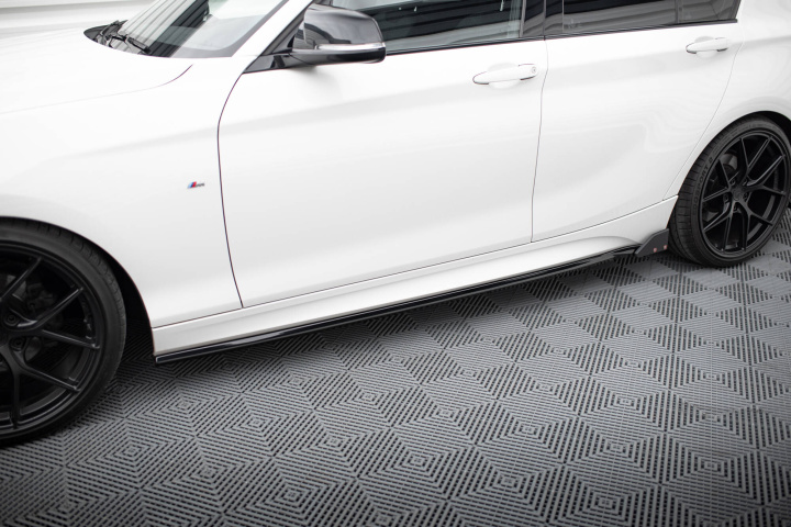 BMW 1-Serie F20/F21 M-Sport LCI 2015-2019 Side Skirts Diffusers V.4 + Flaps Maxton Design in the group Select car model / BMW / 1-series 2-series (F20-F23) 2011-2019 / Styling / Side skirts at DDESIGN Scandinavia AB (BM-1-F20F-M-SD4G-SF1B)