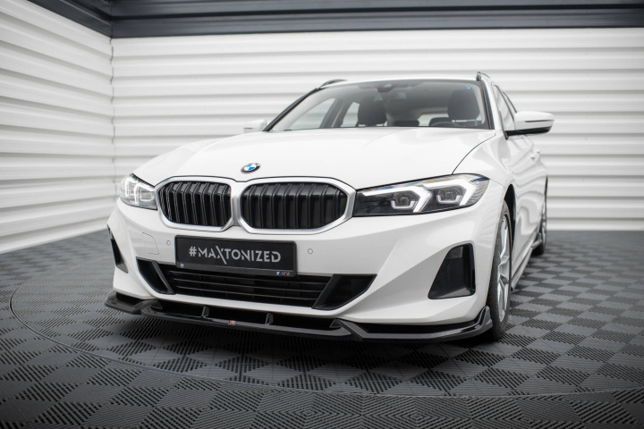BMW 3-Serie G20 / G21 Facelift 2022+ Front Splitter V.1 Maxton Design in the group Select car model / BMW / 3-series-4-series (G20-G26) 19+ / Styling / Front lips at DDESIGN Scandinavia AB (BM-3-21F-FD1G)