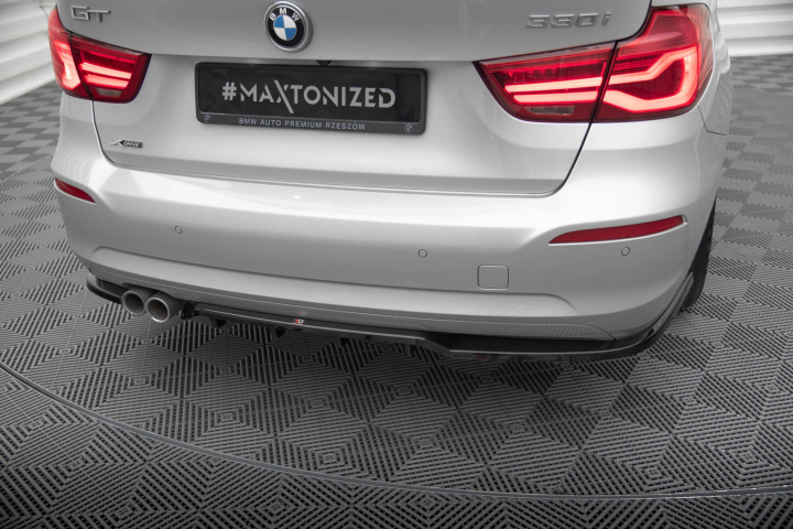 Central Rear Splitter (With Vertical Bars) Bmw 3 Gt F34 Facelift Maxton Design in the group Select car model / BMW / 3-series-4-series (F30-F36) 11-19 / Styling / Diffuser at DDESIGN Scandinavia AB (BM-3-34F-GT-RSD1G-RD1G)