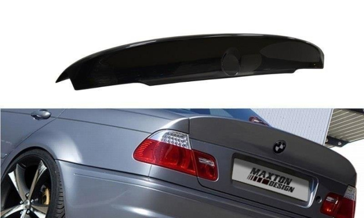 BMW E46 1998-2007 Saloon Spoiler M3 CSL Look Maxton Design in the group Select car model / BMW / 3-series (E46) 1998-2005 / Styling / Wings at DDESIGN Scandinavia AB (BM-3-46-CSL-H1A)