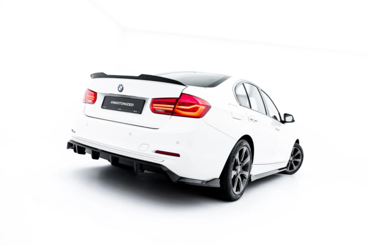 BMW 3-Serie Sportline F30 / F31 2011-2015 Central Rear Splitter (With Vertical Bars) V.1 Maxton Design in the group Select car model / BMW / 3-series-4-series (F30-F36) 11-19 / Styling at DDESIGN Scandinavia AB (BM-3-F30-SL-RD1G-RD2G)