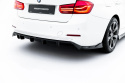 BMW 3-Serie Sportline F30 / F31 2011-2015 Central Rear Splitter (With Vertical Bars) V.1 Maxton Design