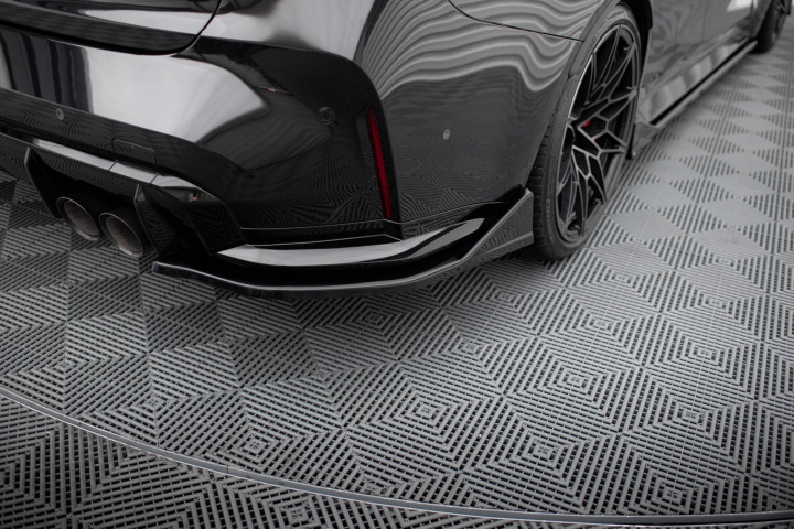 BMW M3 G80 2021+ Rear Side Splitters V.4 CSL-Look Maxton Design in the group Select car model / BMW / M3 3-series (G80-G81) 2021+ at DDESIGN Scandinavia AB (BM-3-G80-M-RSD4G)