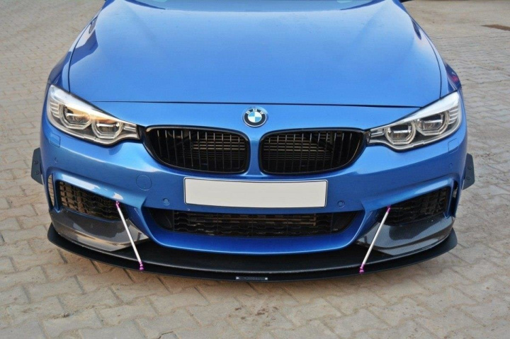 BMW 4-Serie M-Pack F32 2013-2020 Racing Front Splitter V.3 Maxton Design in the group Select car model / BMW / 3-series-4-series (F30-F36) 11-19 / Styling / Front lips at DDESIGN Scandinavia AB (BM-4-F32-MPACK-CNC-FD3A)