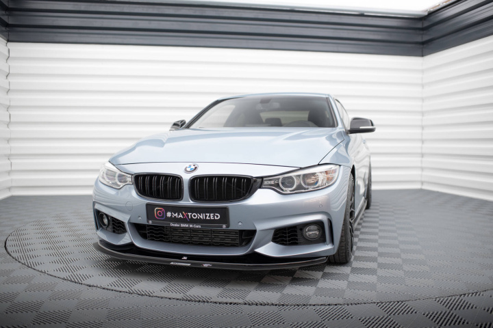 BMW 4-Serie M-Pack F32/6 2013-2020 Front Splitter Hybrid GTS-Look Maxton Design in the group Select car model / BMW / 3-series-4-series (F30-F36) 11-19 / Styling / Front lips at DDESIGN Scandinavia AB (BM-4-F32-MPACK-FD2G-CNCA)