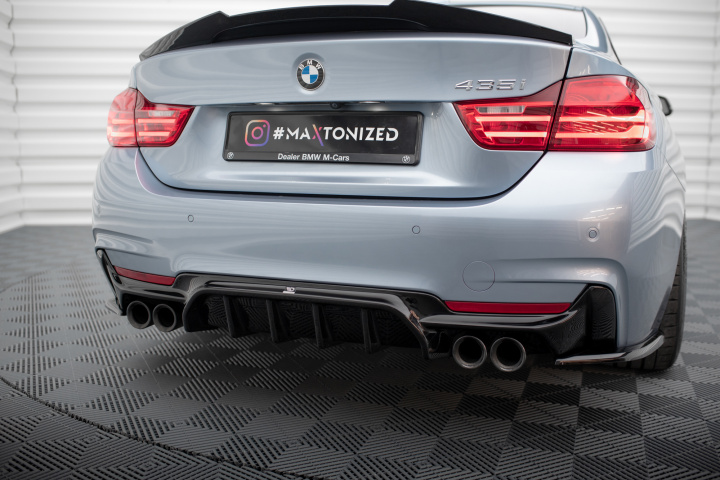BMW 4-Serie M-Sport F32 / F36 2013-2020 (VERSION WITH DUAL EXHAUST ON BOTH SIDE) Rear Valance V.1 Maxton Design in the group Select car model / BMW / 3-series-4-series (F30-F36) 11-19 / Styling / Diffuser at DDESIGN Scandinavia AB (BM-4-F32-MPACK-RS1GOO_OO)