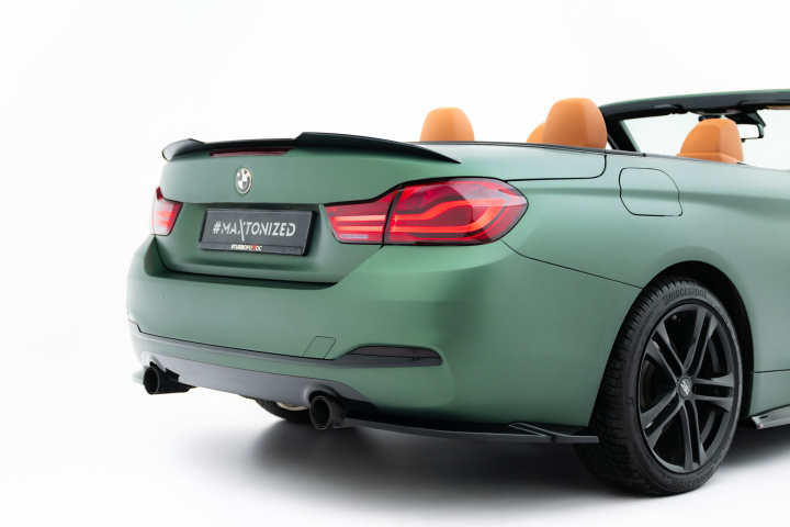 Rear Side Splitters BMW 4 Cabrio / Coupe F33 / F32 in the group Select car model / BMW / 3-series-4-series (F30-F36) 11-19 / Styling / Rear spoiler at DDESIGN Scandinavia AB (BM-4-F33-CA-RSD1G)