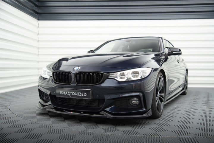 Front Splitter V.1 Bmw 4 Gran Coupe M-Pack F36 Maxton Design in the group Select car model / BMW / 3-series-4-series (F30-F36) 11-19 / Styling / Front lips at DDESIGN Scandinavia AB (BM-4-F36-GC-MPACK-FD1G)