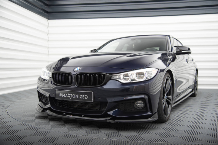 Front Splitter V.2 Bmw 4 Gran Coupe M-Pack F36 Maxton Design in the group Select car model / BMW / 3-series-4-series (F30-F36) 11-19 / Styling / Front lips at DDESIGN Scandinavia AB (BM-4-F36-GC-MPACK-FD2G)