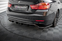 BMW 4 Gran Coupe F36 2014-2017 Central Rear Splitter (With Vertical Bars) V.1 Maxton Design