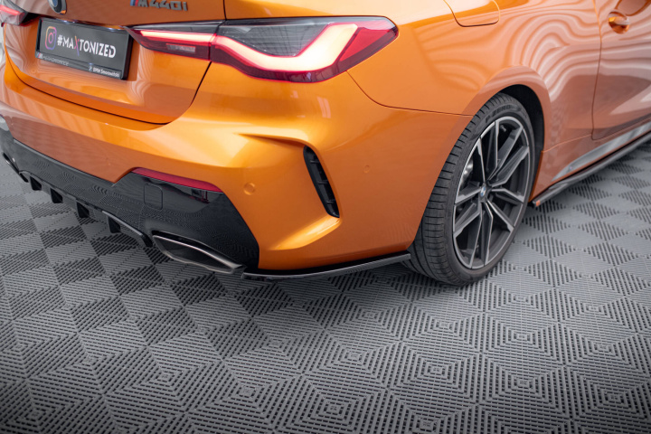 BMW M440i G22 M-Sport 2020+ Rear Side Side Splitters V.1 Maxton Design in the group Select car model / BMW / 3-series-4-series (G20-G26) 19+ / Styling / Rear spoiler at DDESIGN Scandinavia AB (BM-4-G22-MPACK-RSD3G)