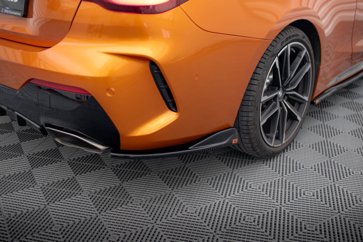 BMW M440i G22 M-Sport 2020+ Rear Side Side Splitters V.2 Maxton Design in the group Select car model / BMW / 3-series-4-series (G20-G26) 19+ / Styling / Rear spoiler at DDESIGN Scandinavia AB (BM-4-G22-MPACK-RSD4G)