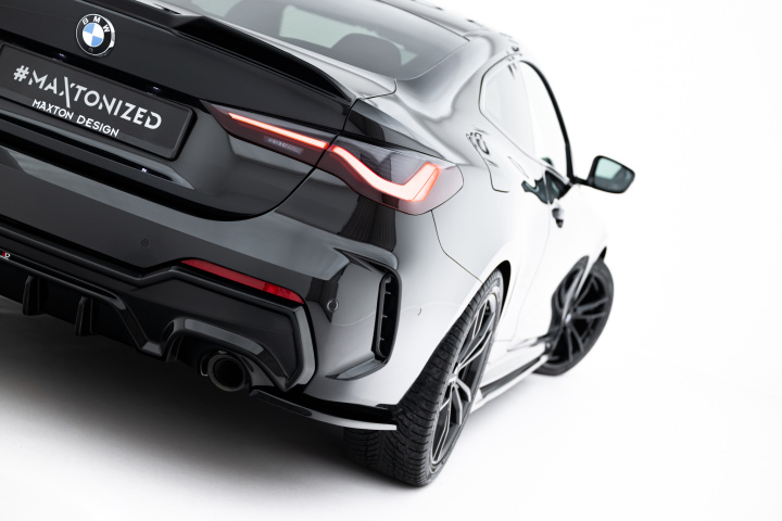 Rear Side Splitters V.7 BMW 4 M-Pack G22 / G23 / G22 Facelift / G23 Facelift in the group Select car model / BMW / 3-series-4-series (G20-G26) 19+ / Styling / Rear spoiler at DDESIGN Scandinavia AB (BM-4-G22-MPACK-RSD7G)