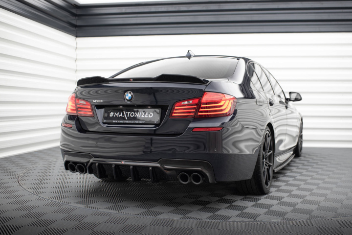 BMW 5-Serie M-Sport F10 2011-2017 (Dual Outlet on Both Sides) Rear Valance V.2 Maxton Design in the group Select car model / BMW / 5-series (F07-F10-F11) 11-17 / Styling / Diffuser at DDESIGN Scandinavia AB (BM-5-10-MPACK-RS2GOO_OO)