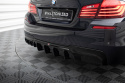 BMW 5-Serie M-Sport F10 2011-2017 (Dual Outlet on Left side) Rear Valance V.2 Maxton Design