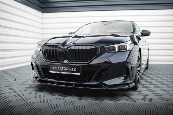 BMW 5-Serie M-Sport G60 2023+ Front Splitter V.1 Maxton Design in the group Select car model / BMW / 5-serie (G60-G61) 2023+ at DDESIGN Scandinavia AB (BM-5-G60-MPACK-FD1G)