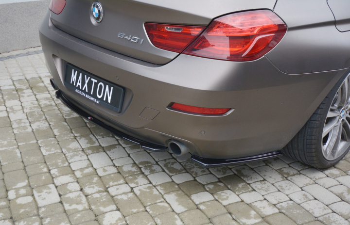 Central Rear Splitter Bmw 6 Gran Coupe Maxton Design in the group Select car model / BMW / 6-series (F06-F12-F13) 12-18 / Styling at DDESIGN Scandinavia AB (BM-6-06-GC-RD1G)