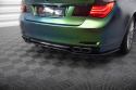 BMW 7-Serie F01 2008-2013 Central Rear Splitter (With Vertical Bars) V.1 Maxton Design